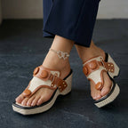 Elena Wedge Sandals