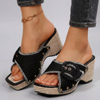 Elisa Wedge Sandals