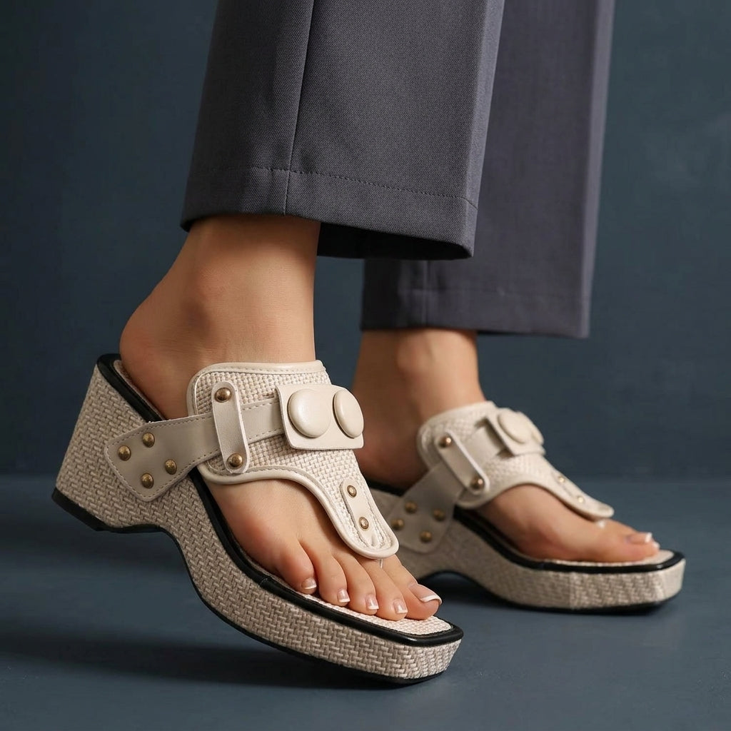 Elena Wedge Sandals