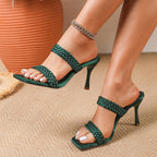 Naomi Braided Heels