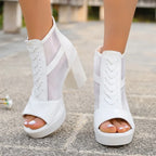 Sienna Mesh Heel