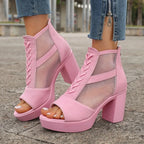 Sienna Mesh Heel