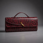 Sammi Snake Print Clutch