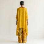 Cariola | Cotton-Silk Two-Piece Set with Asymmetric Tunic